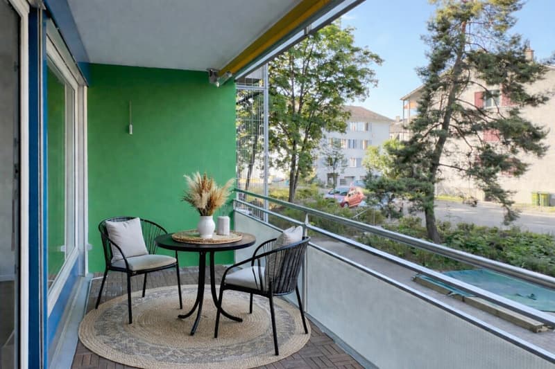Sunny 3.5-room apartment with balcony, cellar and parking space (15)