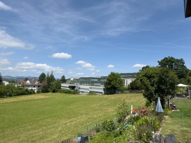 3.5-room row house, originally 4.5 rooms, with low-maintenance surroundings, single garage, and beautiful view location at the gate to the city of Thun (23)
