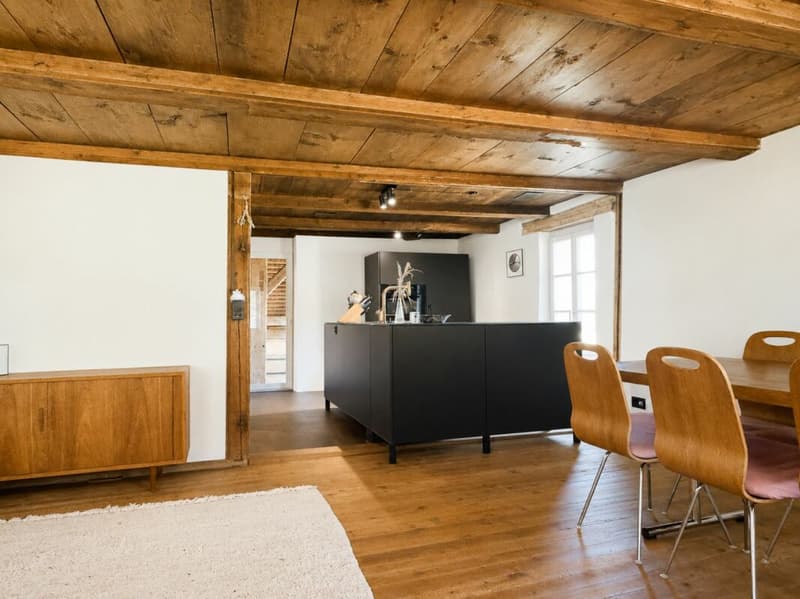 Modern ausgebaute 2.5-Zimmer-Duplexwohnung mit einzigartiger Wohnqualität, gemütlicher Loggia, Einstellhallenplatz und vielfältigen Annehmlichkeiten im Schlosspark (7)