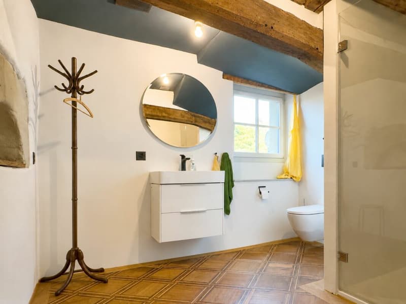 Modern ausgebaute 2.5-Zimmer-Duplexwohnung mit einzigartiger Wohnqualität, gemütlicher Loggia, Einstellhallenplatz und vielfältigen Annehmlichkeiten im Schlosspark (5)