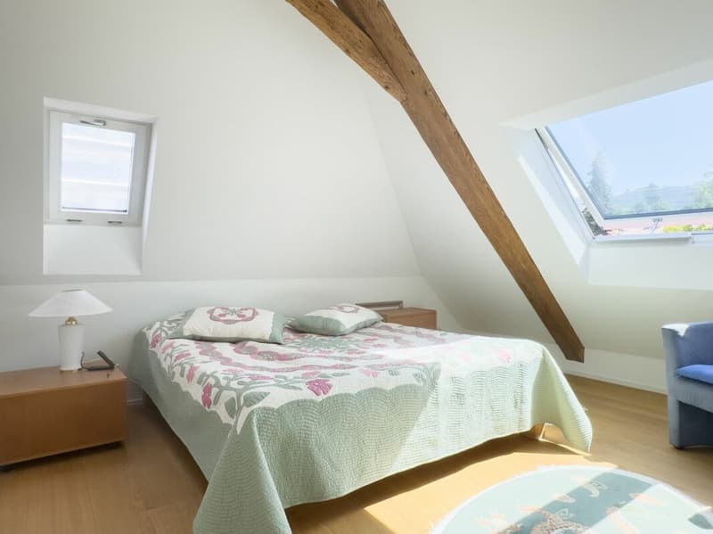 Exklusive Loftwohnung mit sonnigen Aussenräumen, unverbaubarer Aussicht, XXL-Garage und gedecktem Aussenparkplatz. (17)