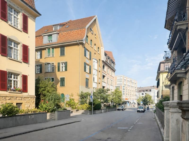 Eine echte Rarität im Breitsch: 4.5-Zimmer-Altbauwohnung mit schönem Balkon im Hochparterre (2)