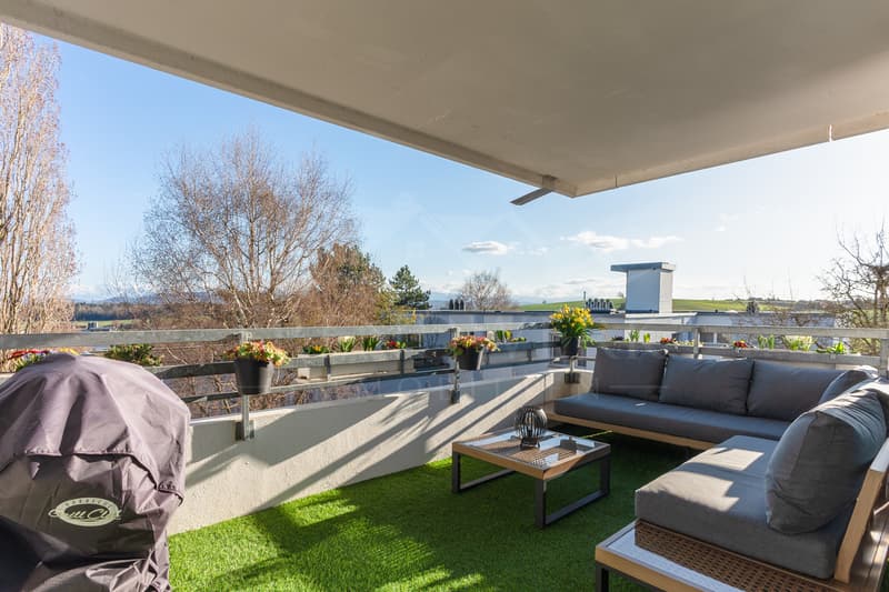 Appartement confortable de 4,5 pièces avec vue imprenable à Ortschwaben (10)