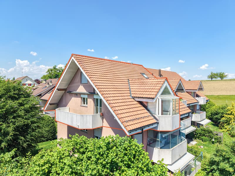 Offene 3.5-Zimmer-Dupplexwohnung mit sonnigem Balkon in Gasel (1)
