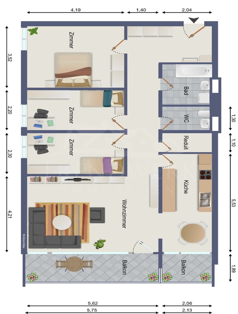 Grundrissplan