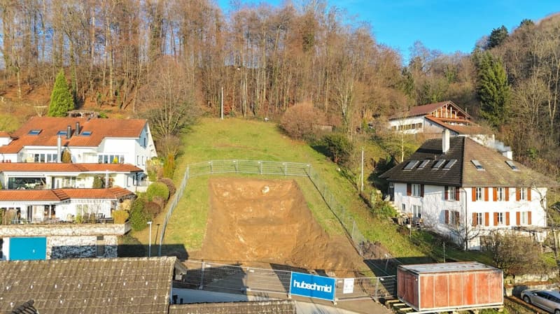 BAUFORTSCHRITT: HANGSICHERUNG VOLLENDET - BELLA VISTA.CH NIMMT FORM AN (8)