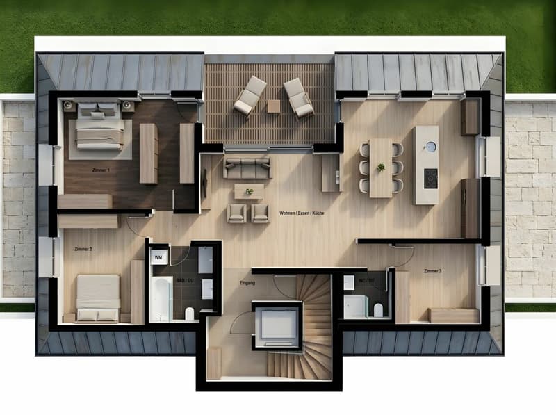 The Crown of the House Takes Shape - Attic Apartment Under Construction (14)