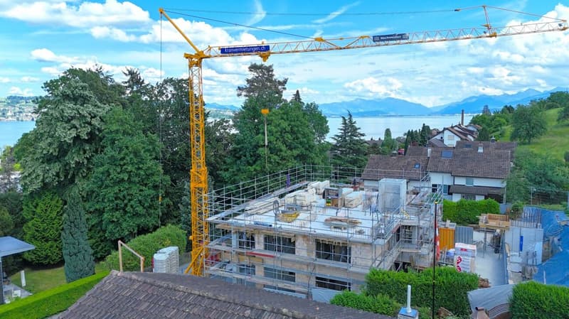 The Crown of the House Takes Shape - Attic Apartment Under Construction (2)