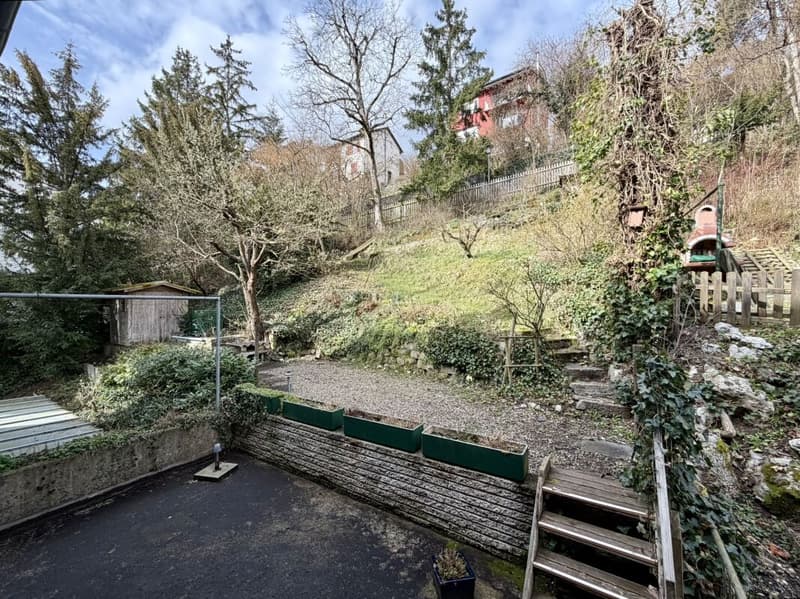Gartenanlage und Terrasse