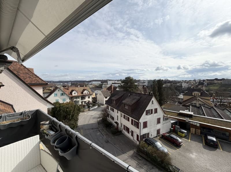Ausblick Balkon, Dachgeschoss