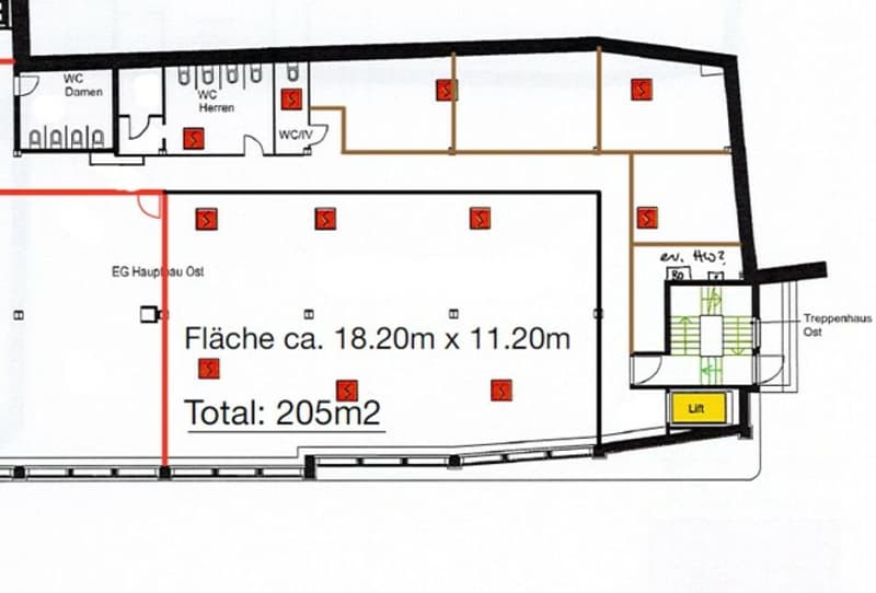 Grundrissplan Erdgeschoss