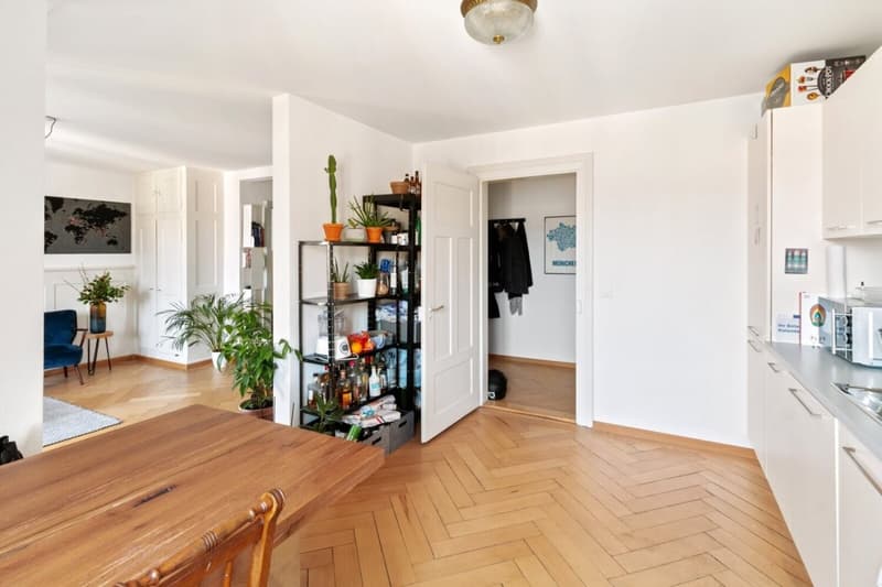 Wohnung mit Dachterrasse in stilvoll renoviertem Altbau (4)