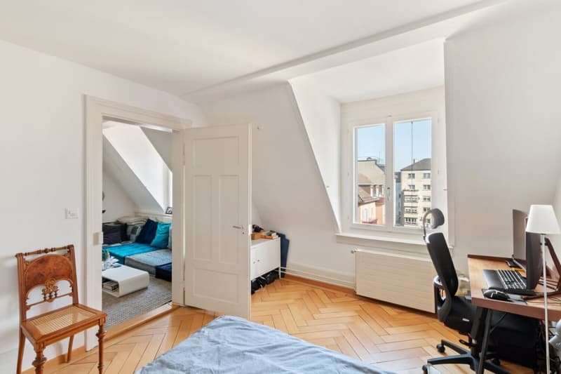 Wohnung mit Dachterrasse in stilvoll renoviertem Altbau (6)