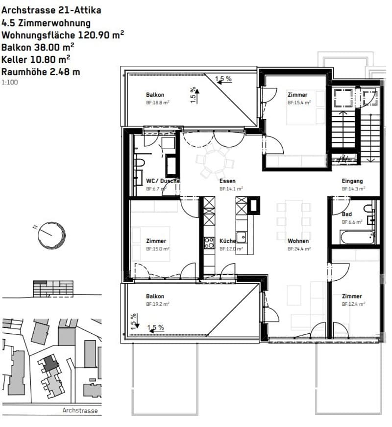 Moderne Wohnung in Uster zu vermieten (7)