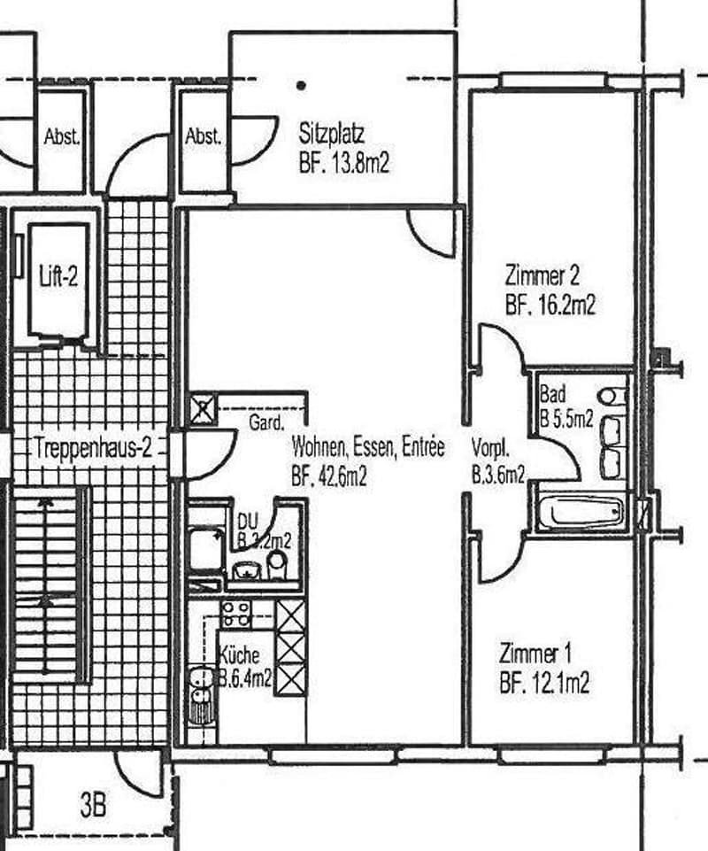 Grundrissplan