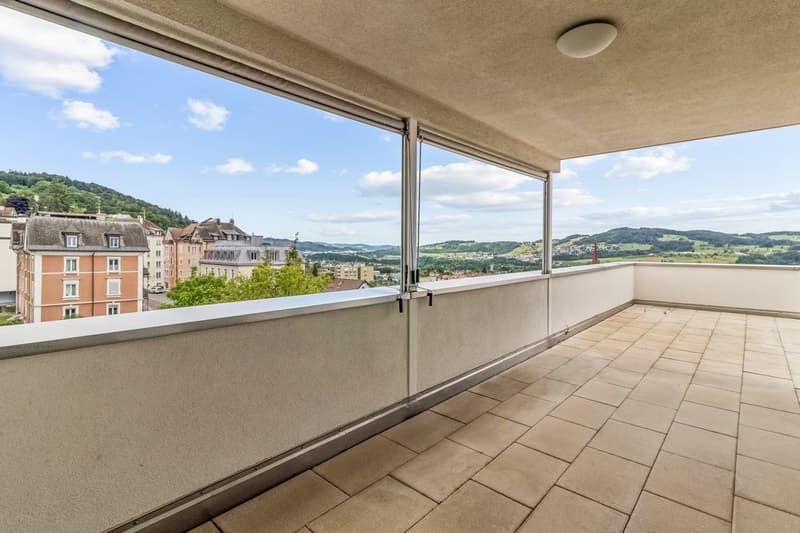 Terrasse gedeckt