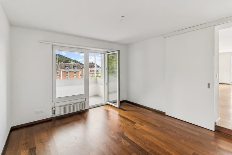 Schlafzimmer mit Balkon