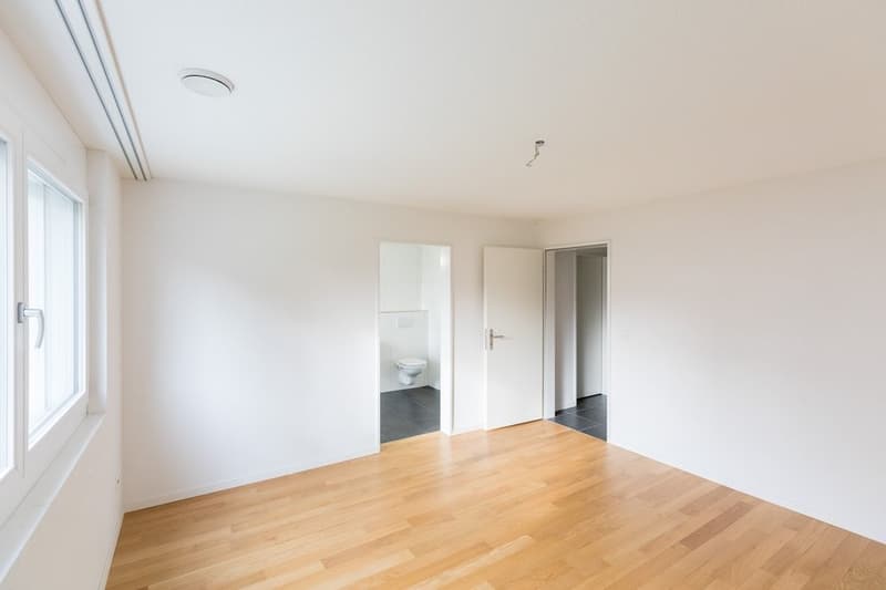 Schlafzimmer mit Bad