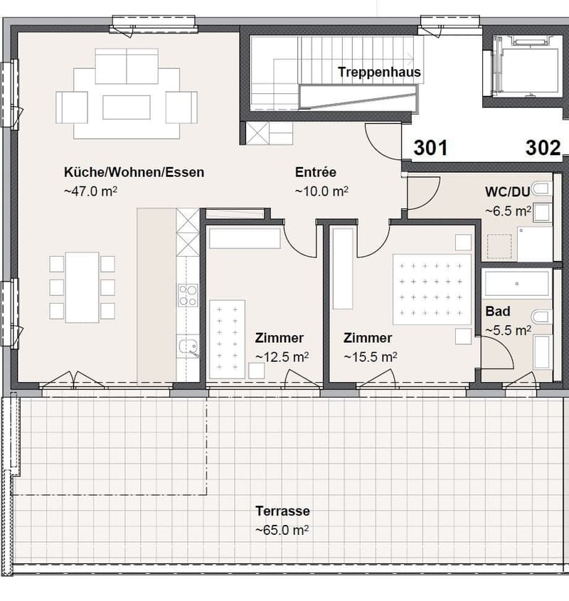 Grundrissplan