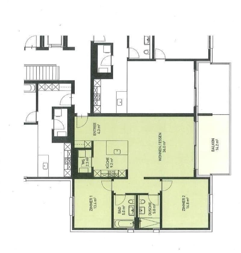 Grundrissplan