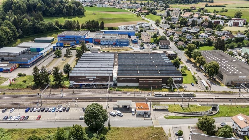 Ampio spazio commerciale con rampe di carico pratiche a Schmitten FR (12)