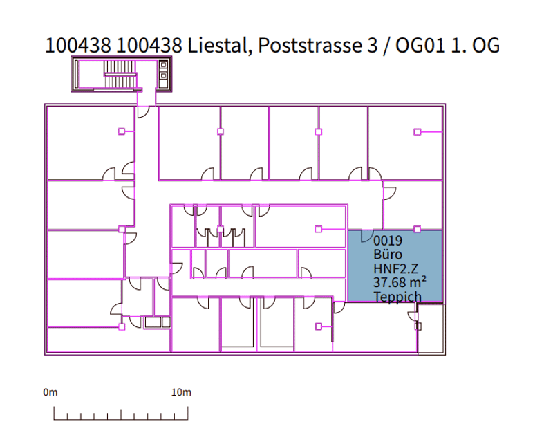 Office space in the Liestal post office building for subletting until 30.06.2028 (2)