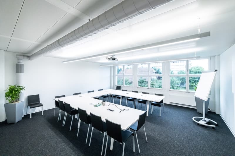 Espaces de bureau, commerciaux et de stockage spacieux avec stationnement important pour usage intérimaire (5)
