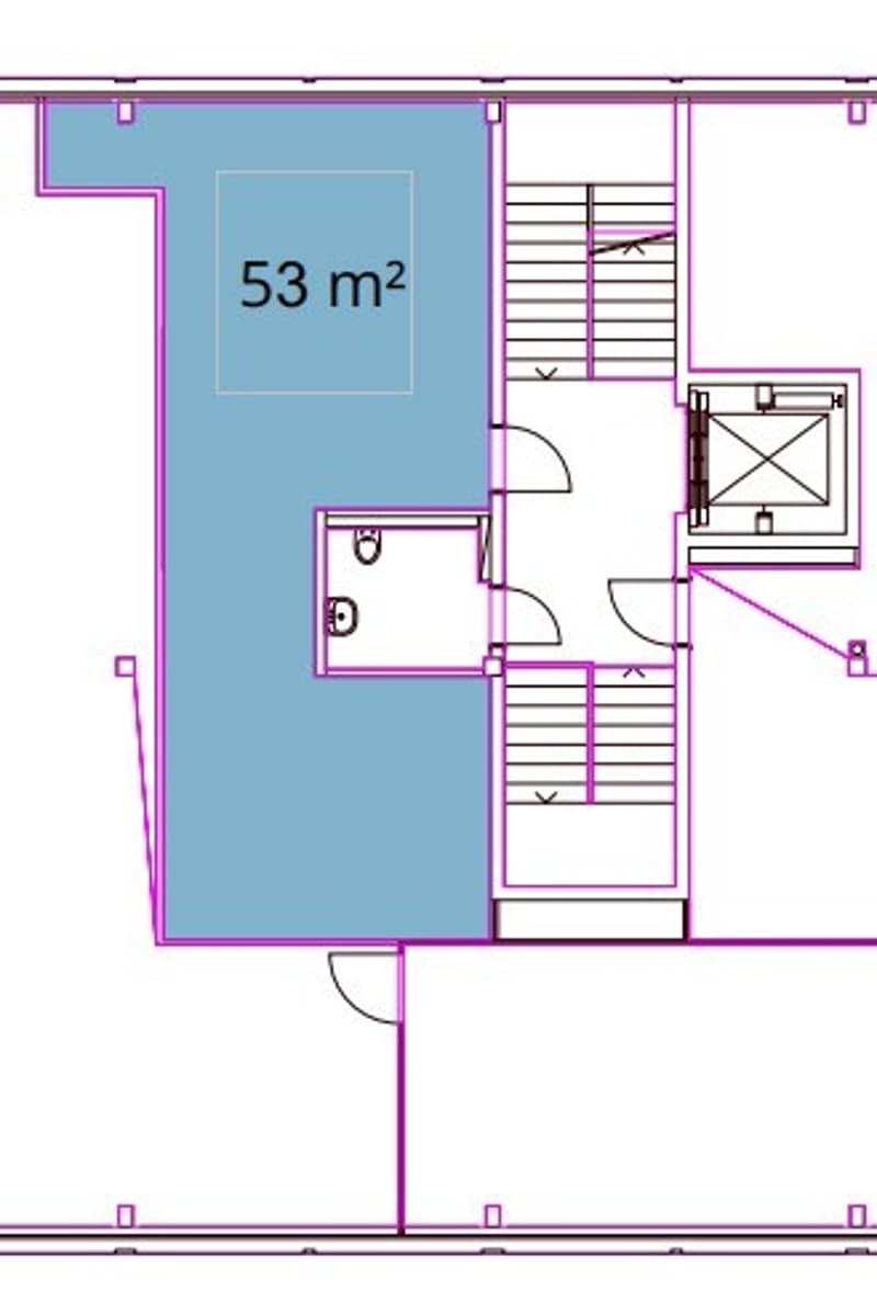 53 m2 office for rent in the heart of Le Locle (4)