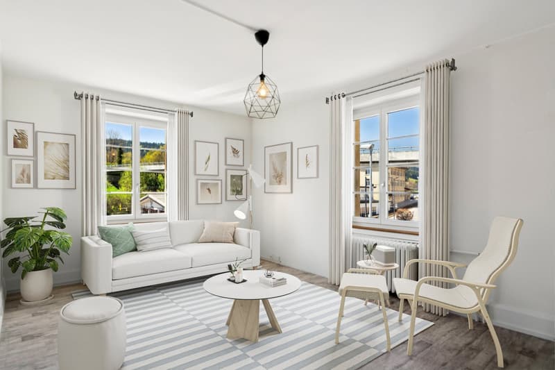 Beautiful 4-room apartment for rent in Tramelan (2)