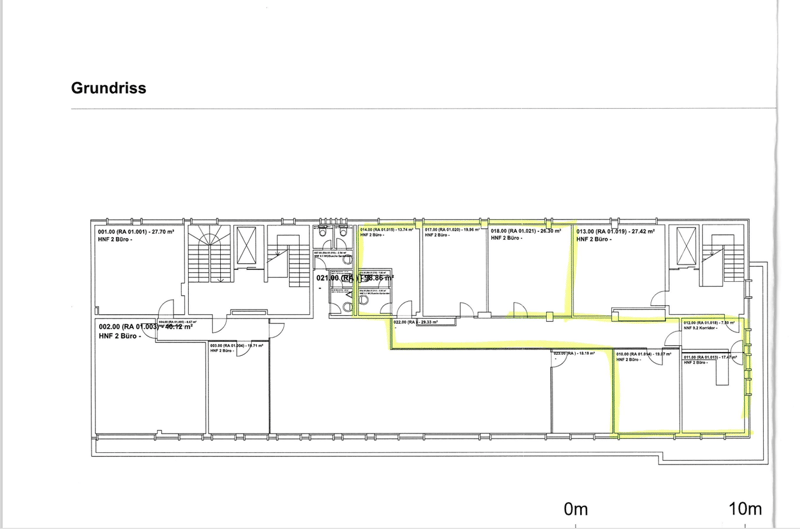 Geräumiges Büro in der 1. Etage zur Miete in La Chaux-de-Fonds (2)