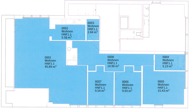 4.5-Zimmerwohnung mit Balkon  befristet zu vermieten (2)