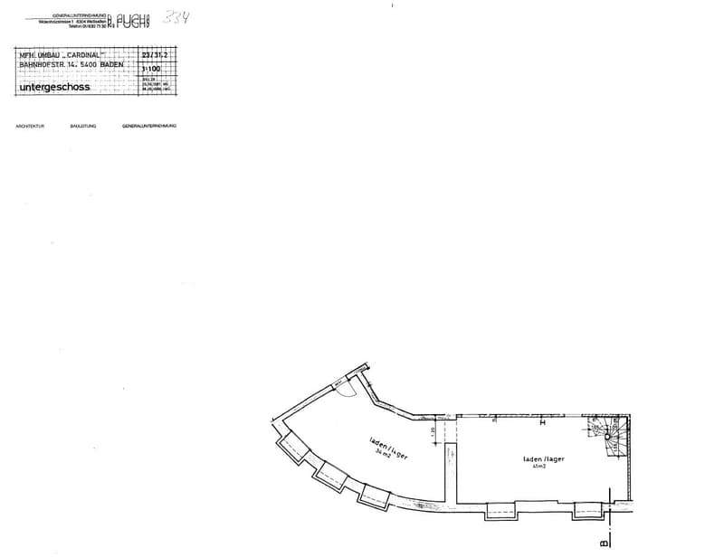Grundriss UG