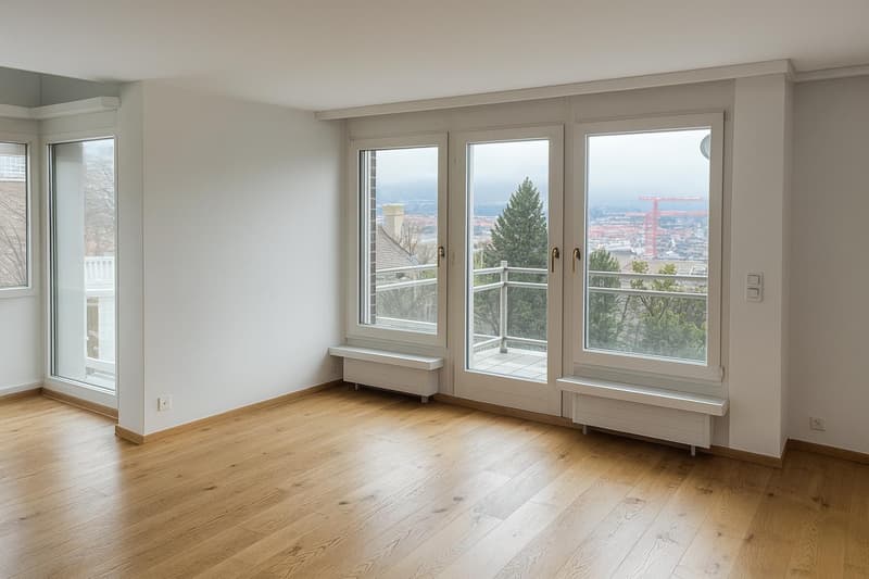 Abitare di lusso e home office sopra i tetti di Zurigo: appartamento elegante di 4,5 locali (2)