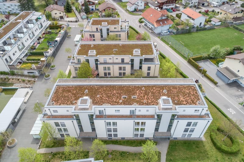 Attraktive, helle Attika-Wohnung mit Schwimmteichnutzung und grosser Terrasse 36m2 (10)