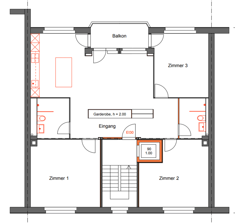 Grundriss Variation