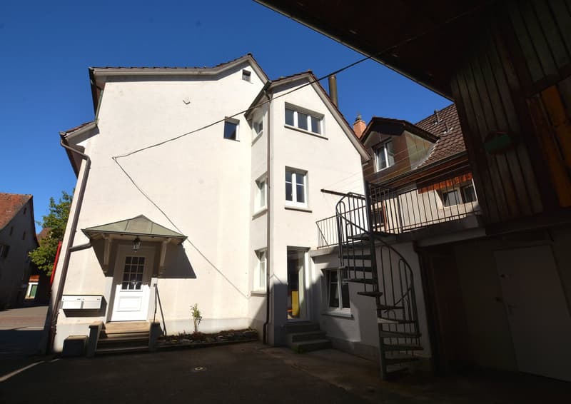 Baulandparzelle 539 m2 mit bestehendem EFH in der Kernzone von Ettingen (3)