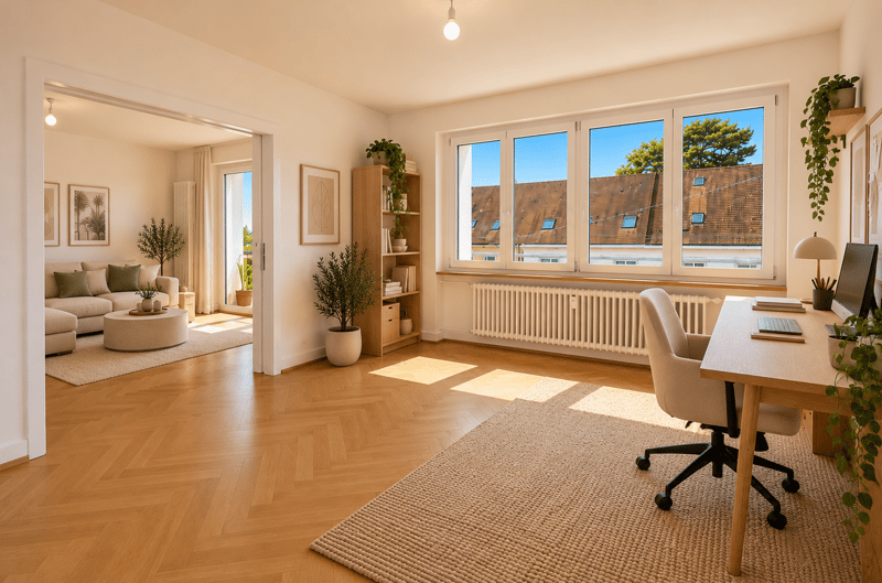 Altbaucharme trifft modernen Wohnkomfort – mit Balkon im Neubadquartier (2)