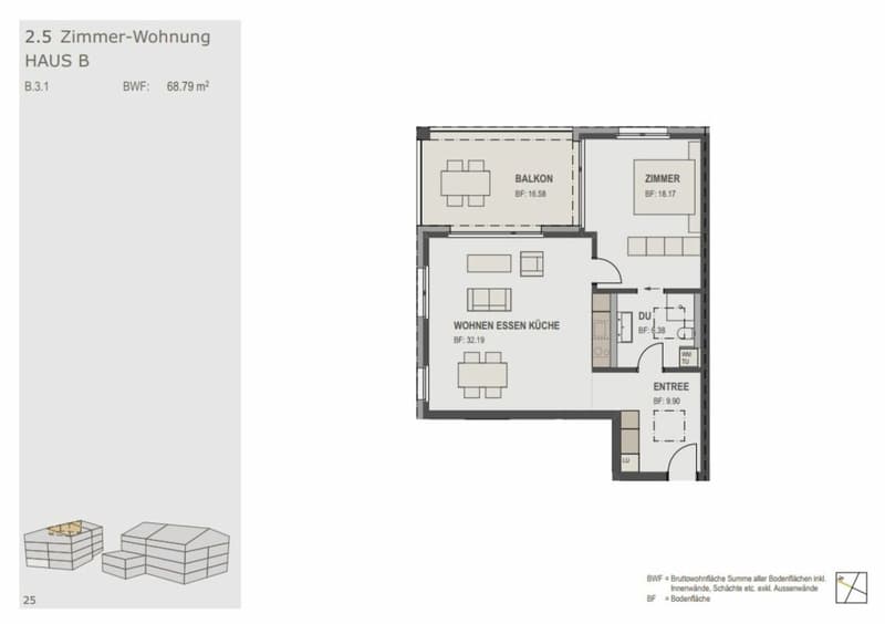 Vermietung: 2.5-Zimmer-Dachwohnung (9)