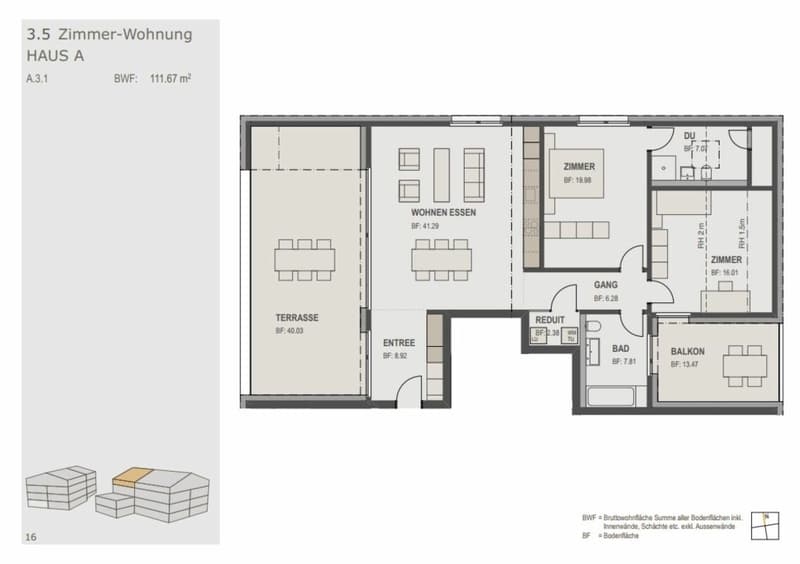 Rental: 3.5-room attic apartment (15)