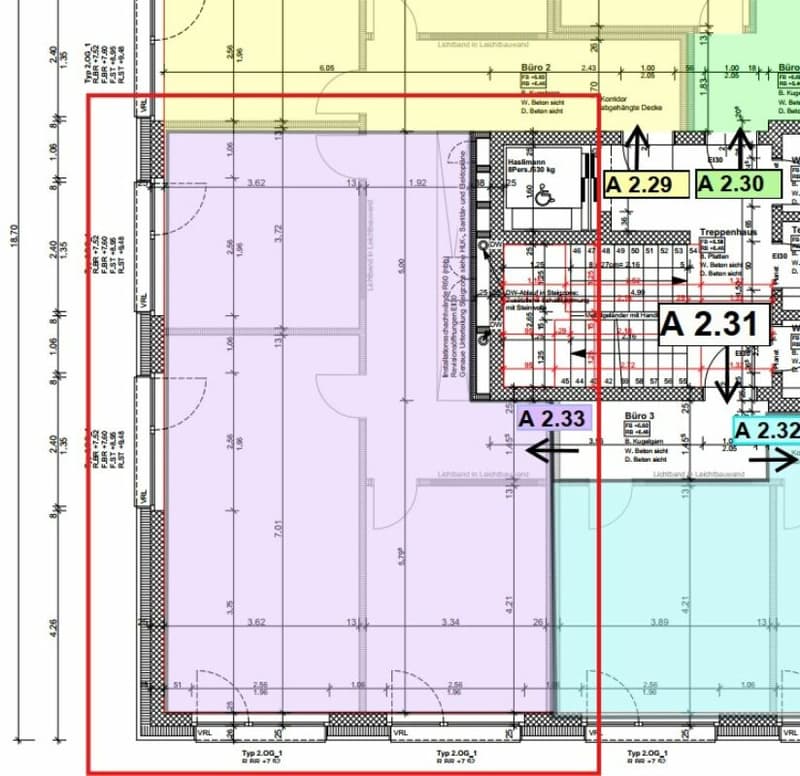 70m² bureau/commercial/pratique/fitness ou espace de thérapie (9)