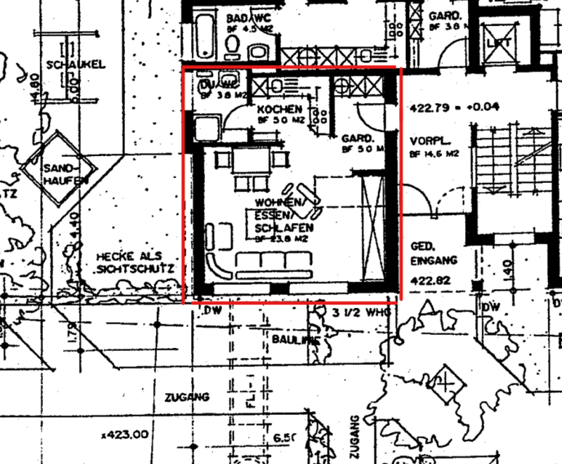 1.5 room apartment in a well-maintained residential area (5)