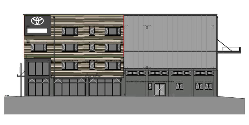 Nordfassade
