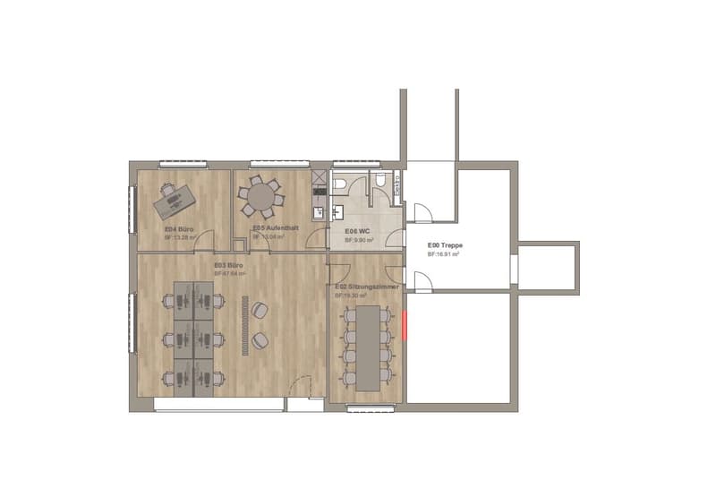 Grundrissplan Visualisierung