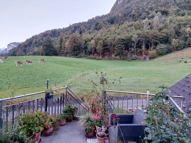 Balkon mit Aussicht