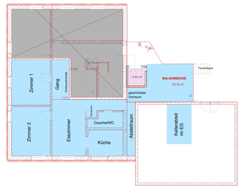 Grundrissplan