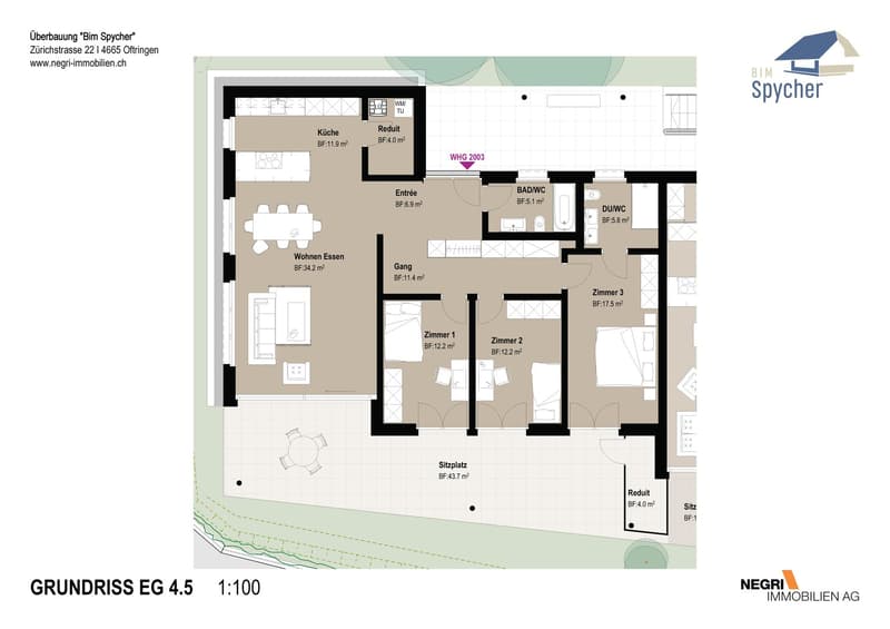 *** New Building *** Attractive 4.5 room apartment in owner-occupier standard at central location (5)
