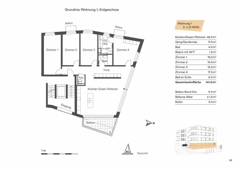 5.5 Zimmer Wohnung