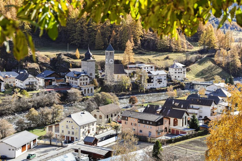 Luftaufnahme Susch