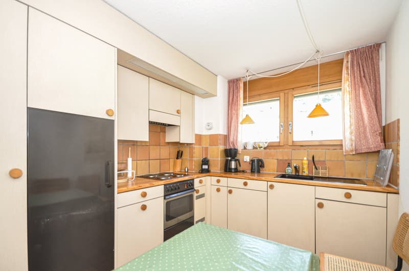 modern kitchen, granite countertops, tile backsplash, stainless steel appliances, dishwasher, double oven