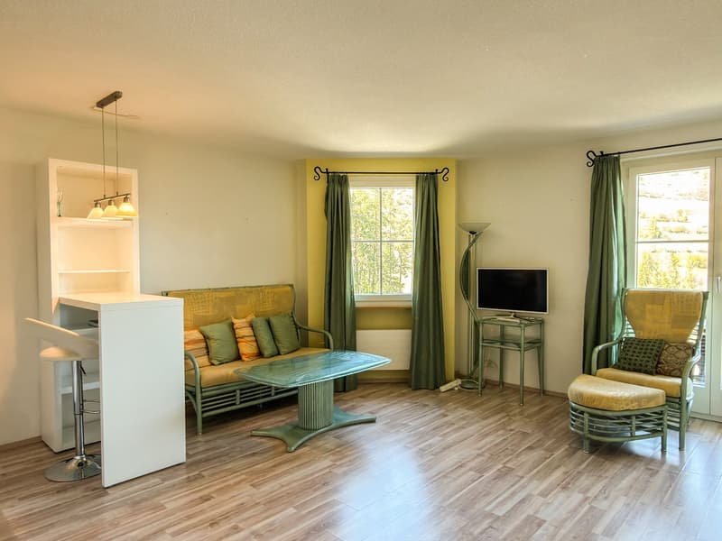 Charming 1-room apartment with mountain panorama in Vulpera (6)